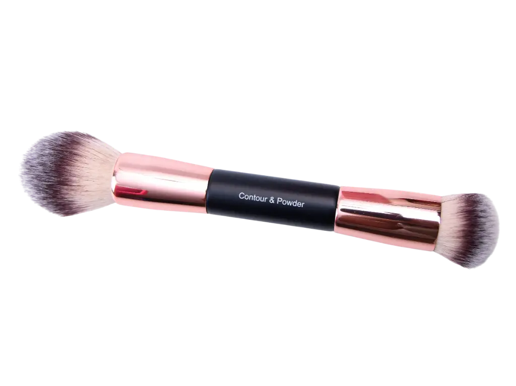 Brocha doble Contour + Powder Profesional
